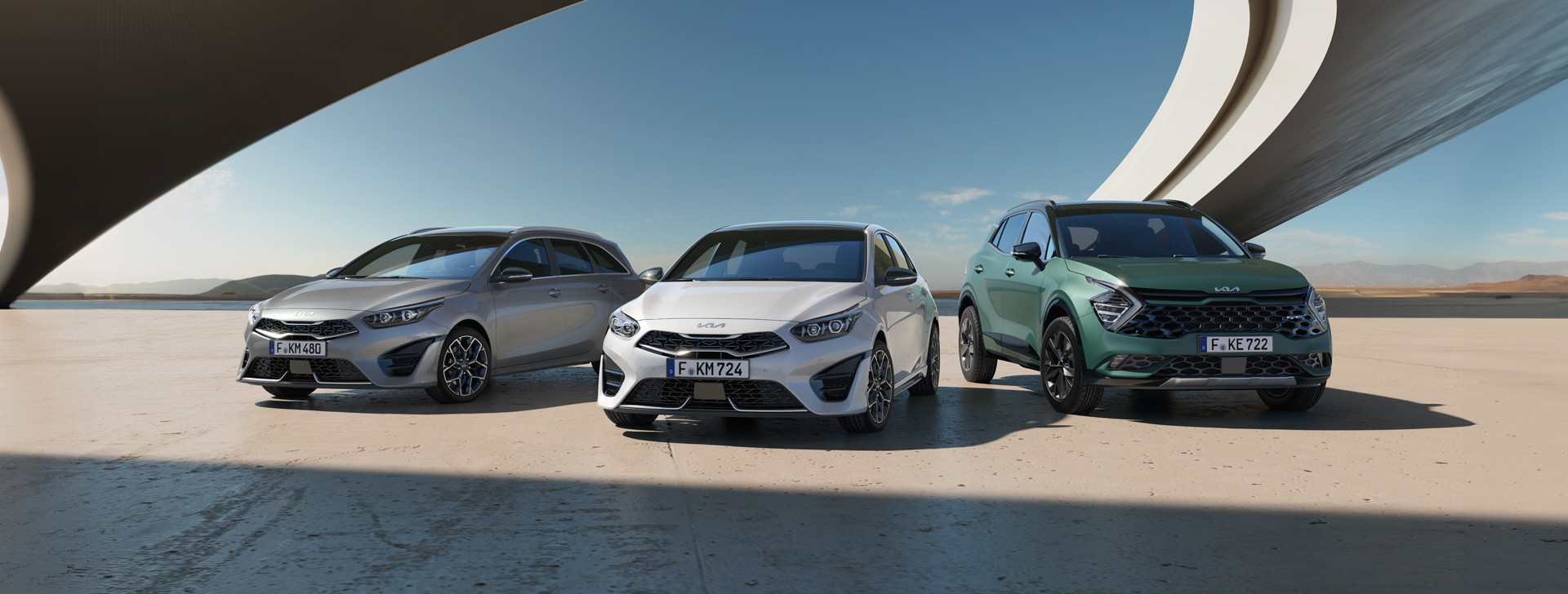 Kia Ceed, Ceed SW und Sportage